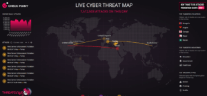 1- Check Point - Cyber Threat Map - Canlı Siber Saldırı Takip Siteleri
