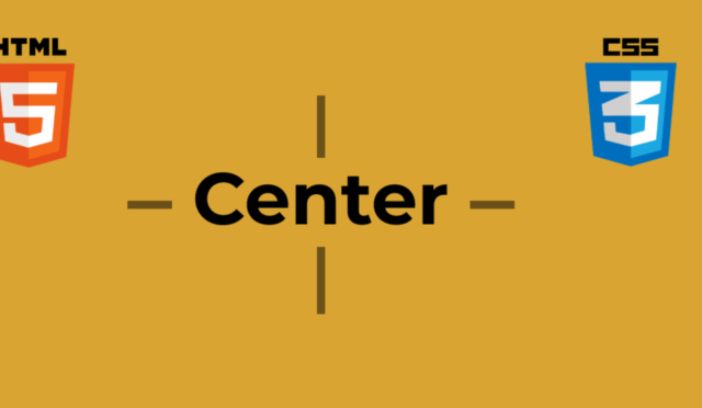 HTML Metin ve Resim Ortalama Kodu